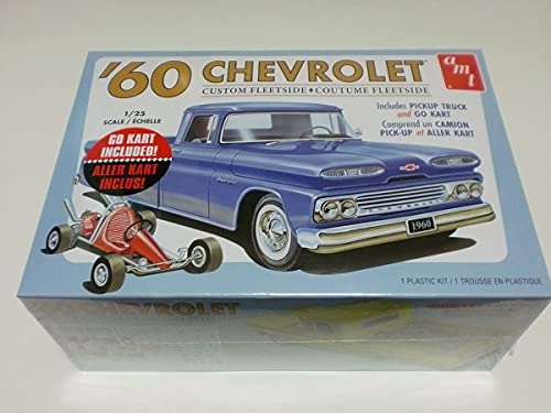 AMT（ERTL）社製1/25スケール「1960 シボレー カスタム・フリートサイド ピックアップ」 AMT 1960 カスタム フリートサイド シボレー プラスチックモデルキット